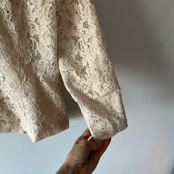 Vero Moda Cream Lace Blazer - Picture 7 of 8